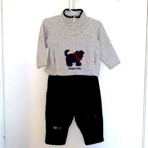 🧸 Baby Headquarters Two-Piece Matching Set Fleece Top and Pant